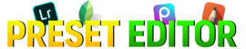 preset editor.com