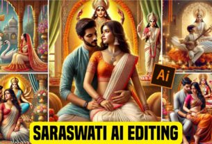 Saraswati Puja special AI photo Editing Prompt