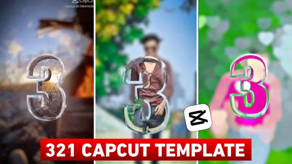 Instagram Viral 321 Effect Capcut Template