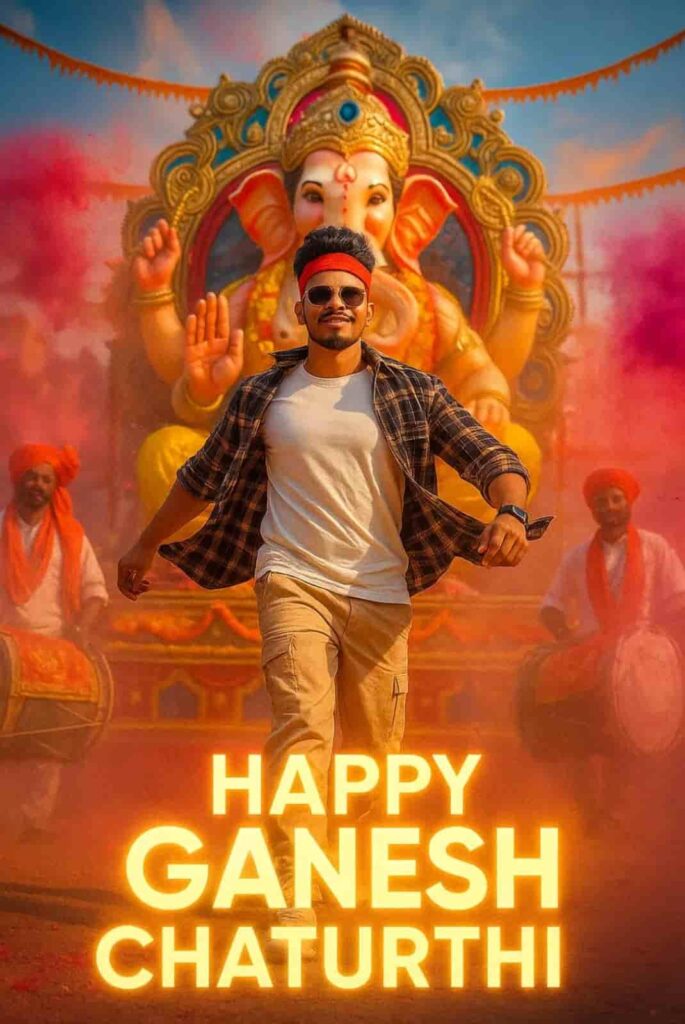 ganesh chaturthi ai editing photo