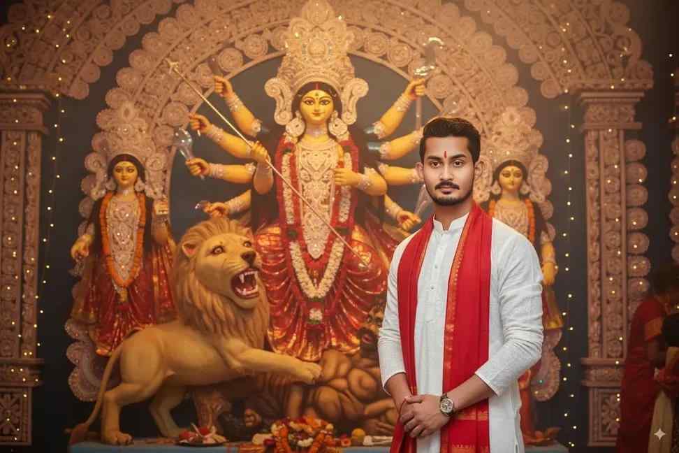 durga maa gemini photo editing prompt