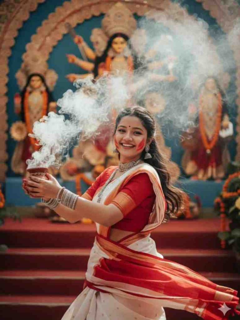 durga puja photo editing gemini prompt