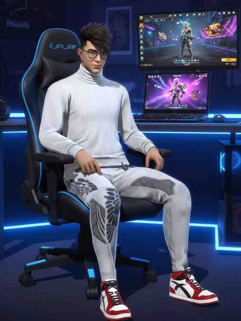 gemini boy photo prompt free fire