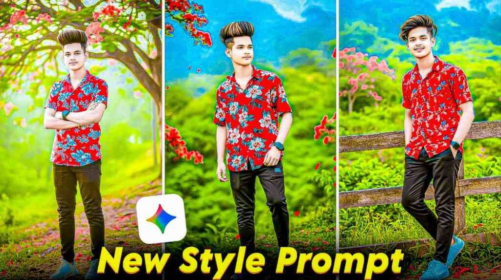 Boy New Style Photo Editing Prompt
