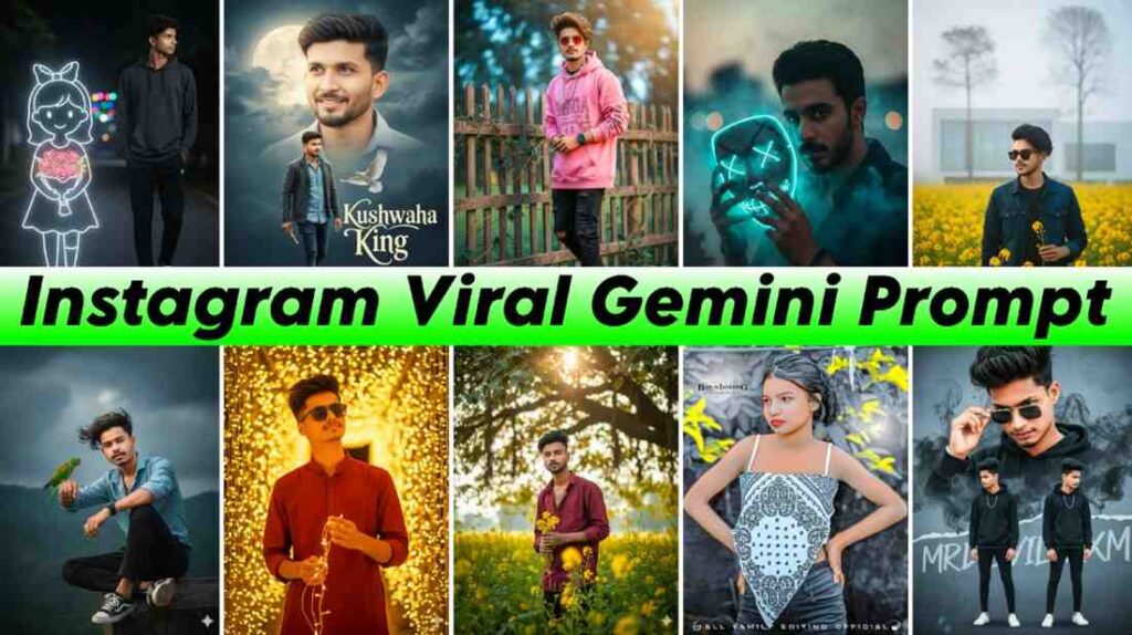 Instagram Trending Ai Photo Editing Prompt Goohle Gemini