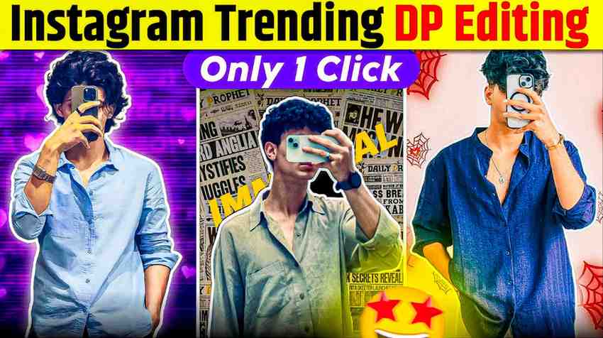 Instagram Trending DP Photo Editing