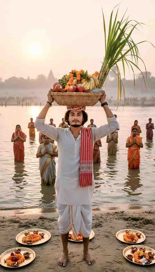 chhat puja photo editing google gemini prompt