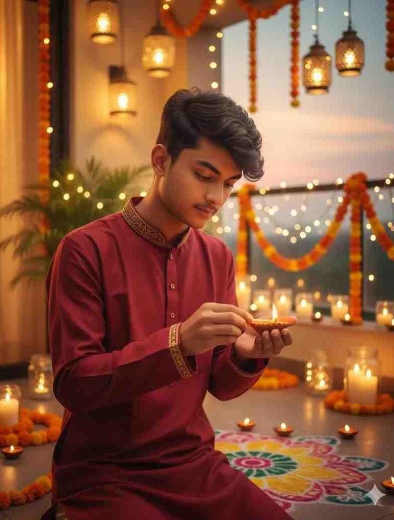 diwali boys photo editing editing prompt