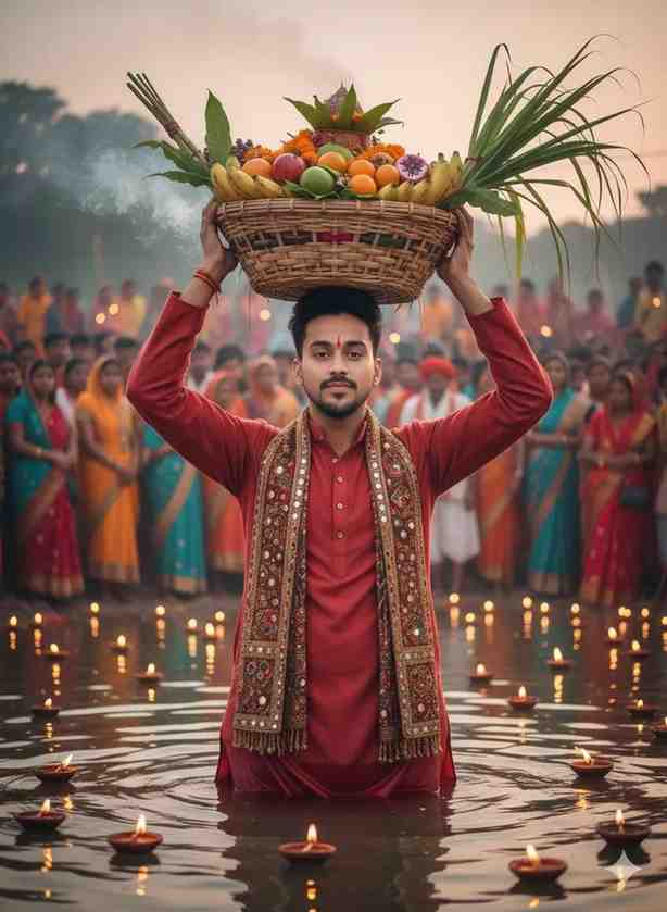 gemini ai chhath puja photo editing prompts boy