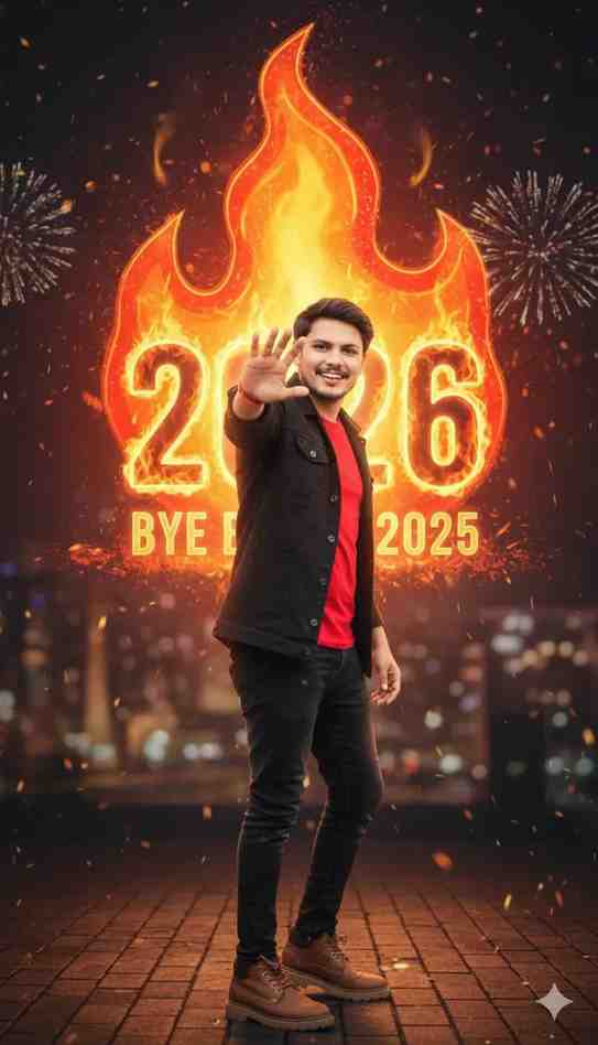 Google Gemini Happy New Year 2026 Ai Photo Editing Prompt copy paste