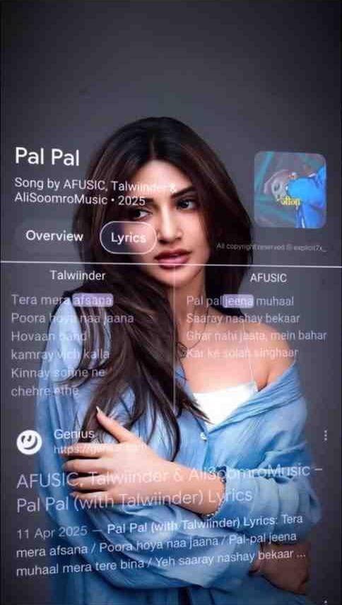 Pal Pal Jeena Muhal CapCut Template