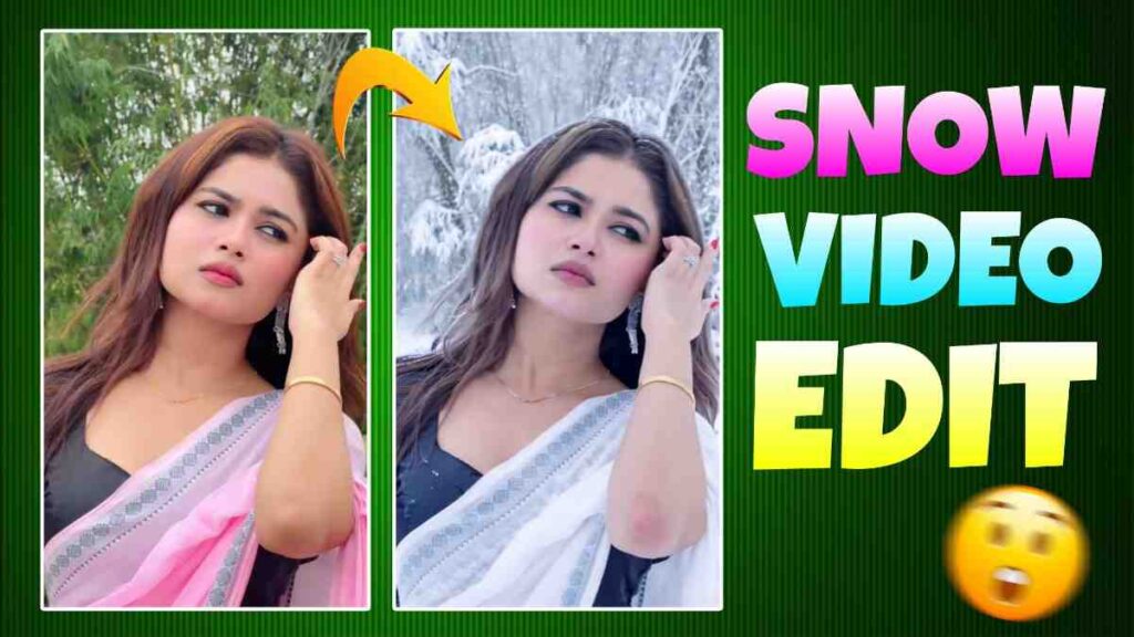 Snowfall Video Editing in Edits App