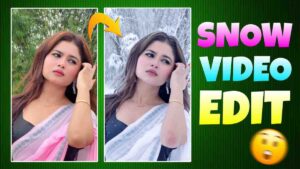 Snowfall Video Editing in Edits App