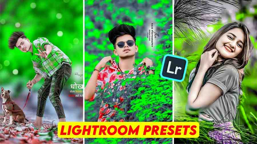 Bright green Lightroom Presets