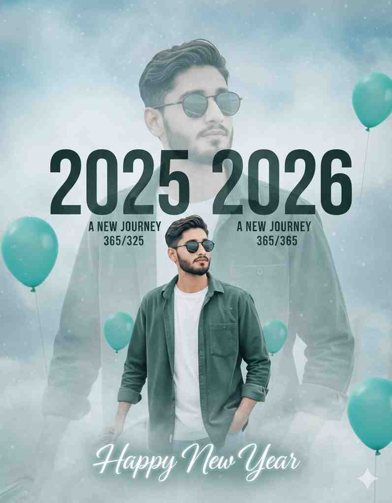 Happy New Year 2026 Google Gemini Photo Editing Prompt