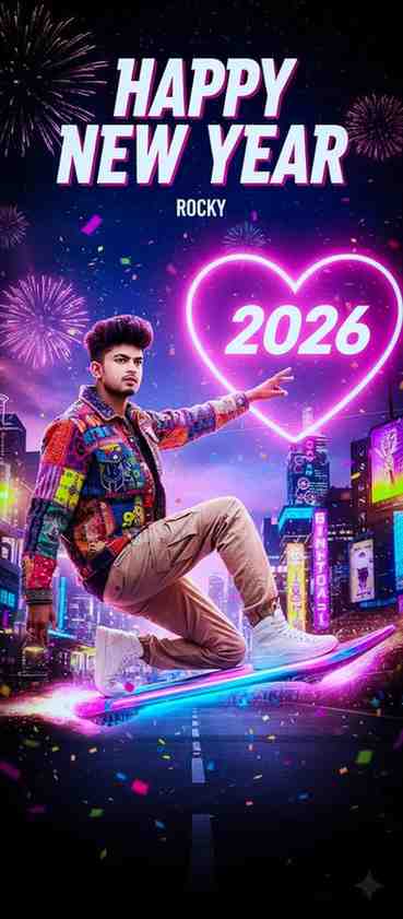 Happy New Year Google Gemini Photo Editing Prompt