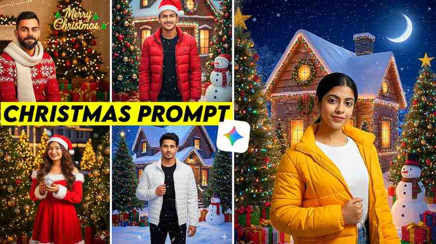 Merry Christmas Ai Photo Editing Prompts Google Gemini