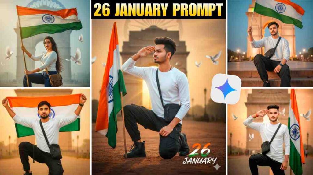 26 January Republic Day Prompt Google Gemini Photo Editing
