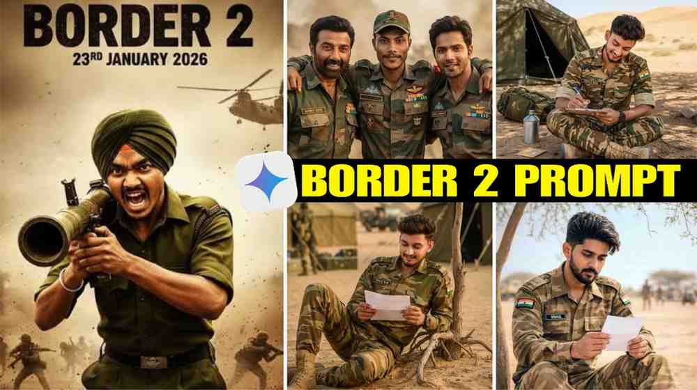 Google Gemini Border 2 Movie Photo Editing Prompt