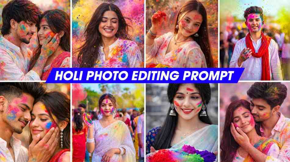 Holi Ai Photo Editing Prompt Google Gemini