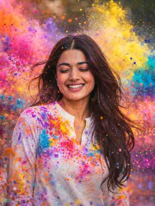 Holi Color Splash Ai Prompt