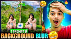 DSLR Background Blur Photo Editing Prompt