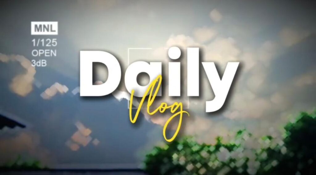 Daily Mini Vlog Capcut Template